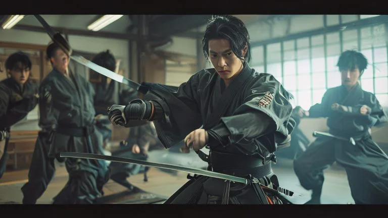 Como os Atores Japoneses se Preparam para Cenas de Ação Realistas